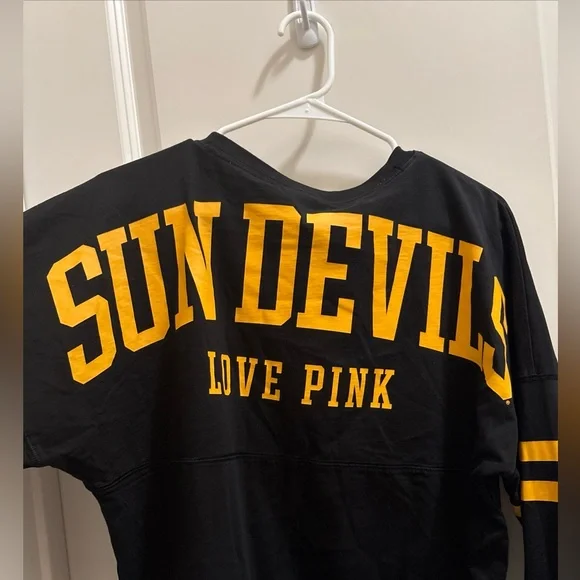 VS Pink NCAA Arizona State Sun Devils Spirit Jersey Size Medium Collegiate - Picture 4 of 5